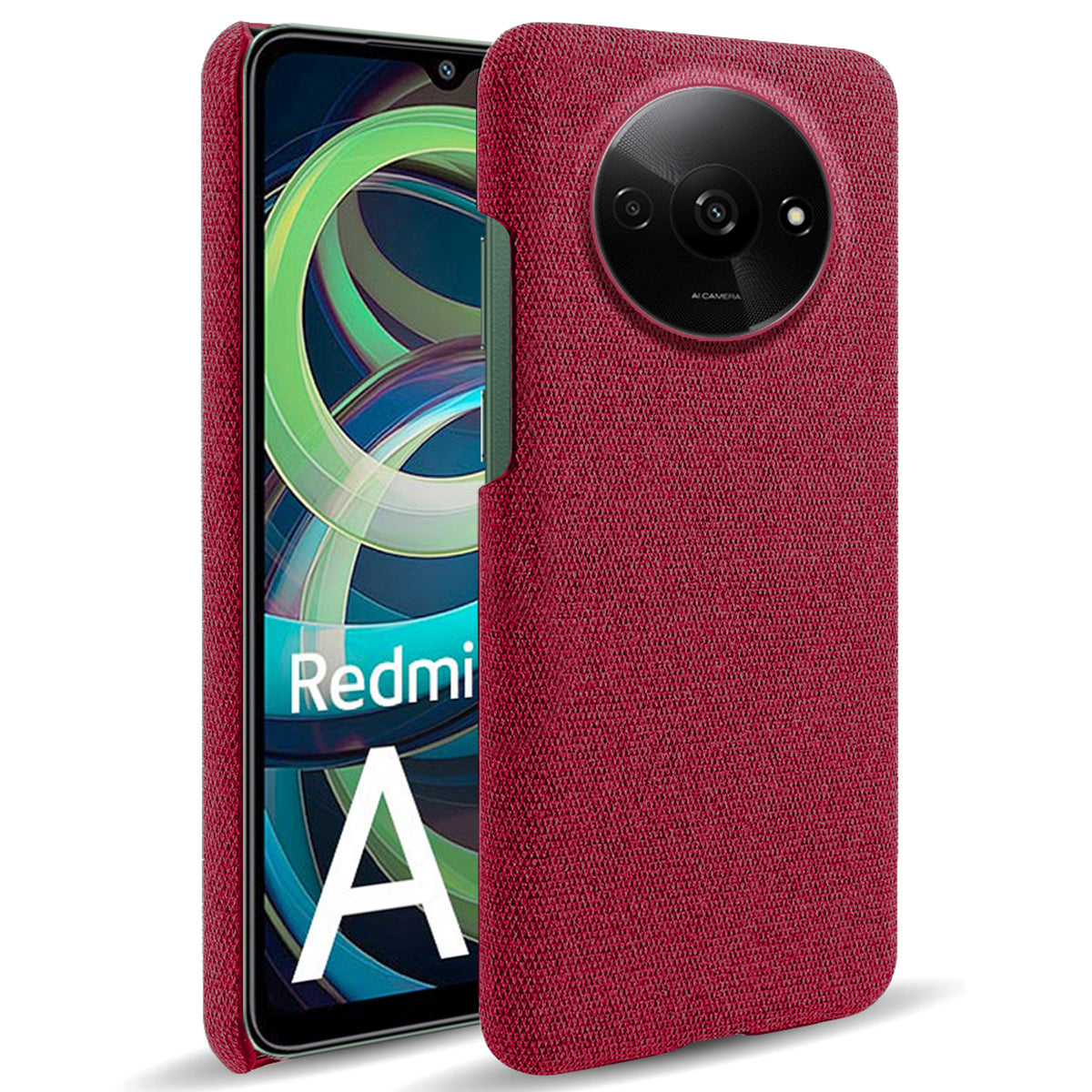 For Xiaomi Redmi A3 / Poco C61 4G Cell Phone Case Cloth+PC Drop-resistant Cover For Xiaomi Redmi A3 / Poco C61 4G Cell Phone Case Cloth+PC Drop-resistant Cover